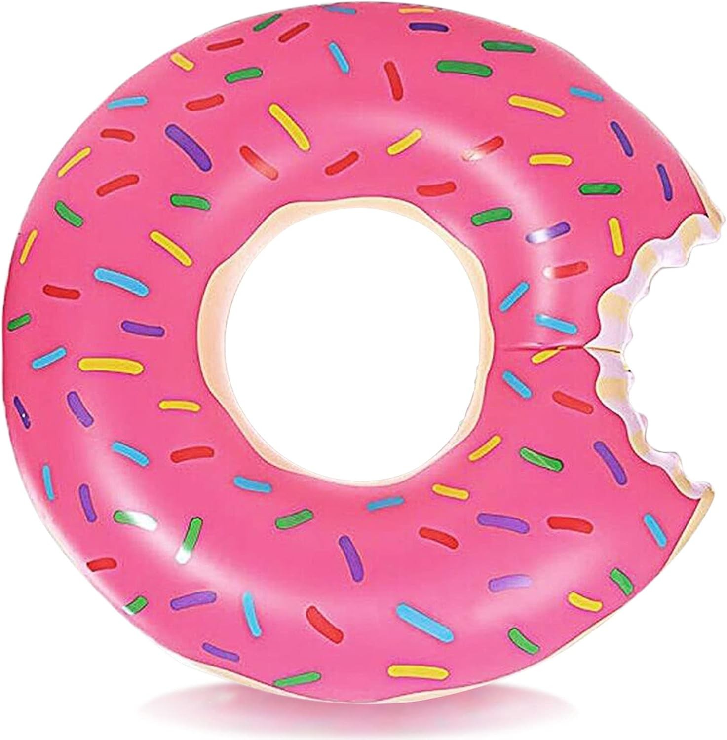 Doughnut Pool Float 23 inch Swimming Hoop Tube Pink Style