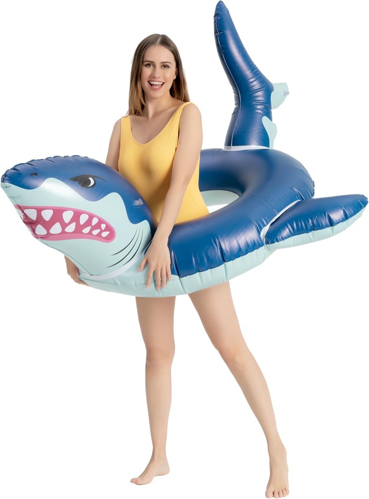 Sloosh Shark Inflatable Pool Float Raft