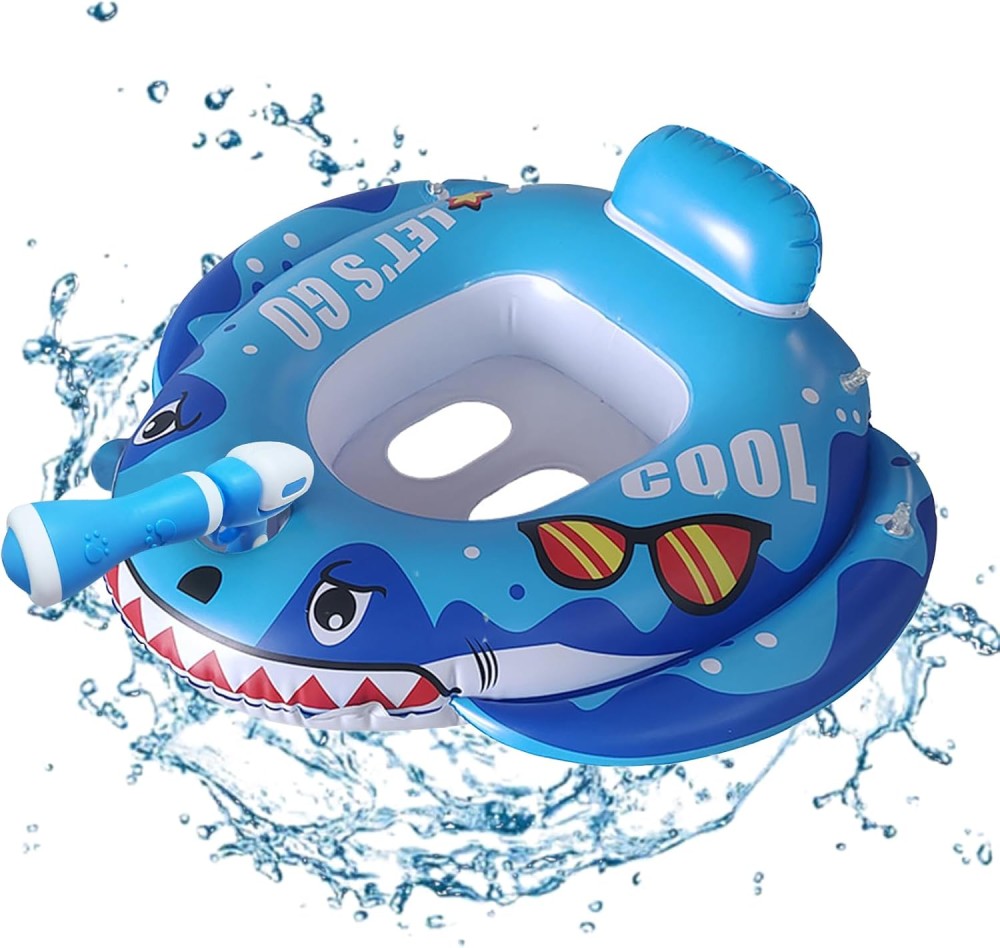 Spout Gun Inflatable Fire Boat Pool Float 