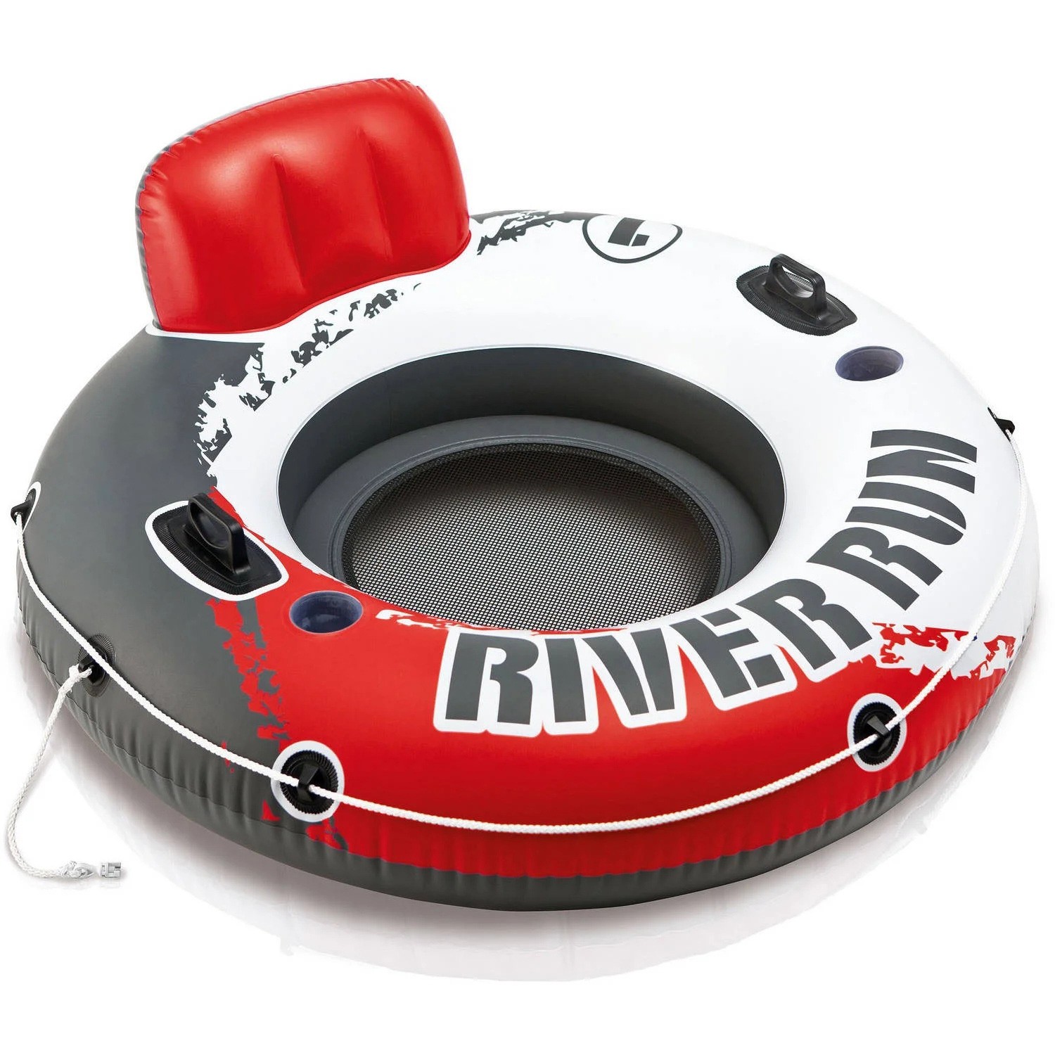 Red Single Swimming Circle 53 Inches with Backrest